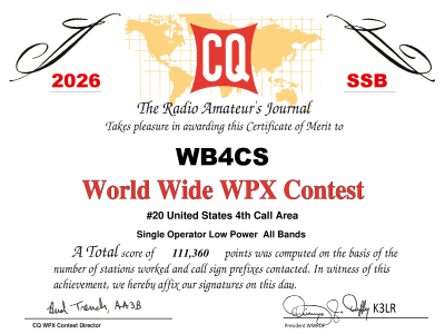 CQWPX 2026 SSB certificate